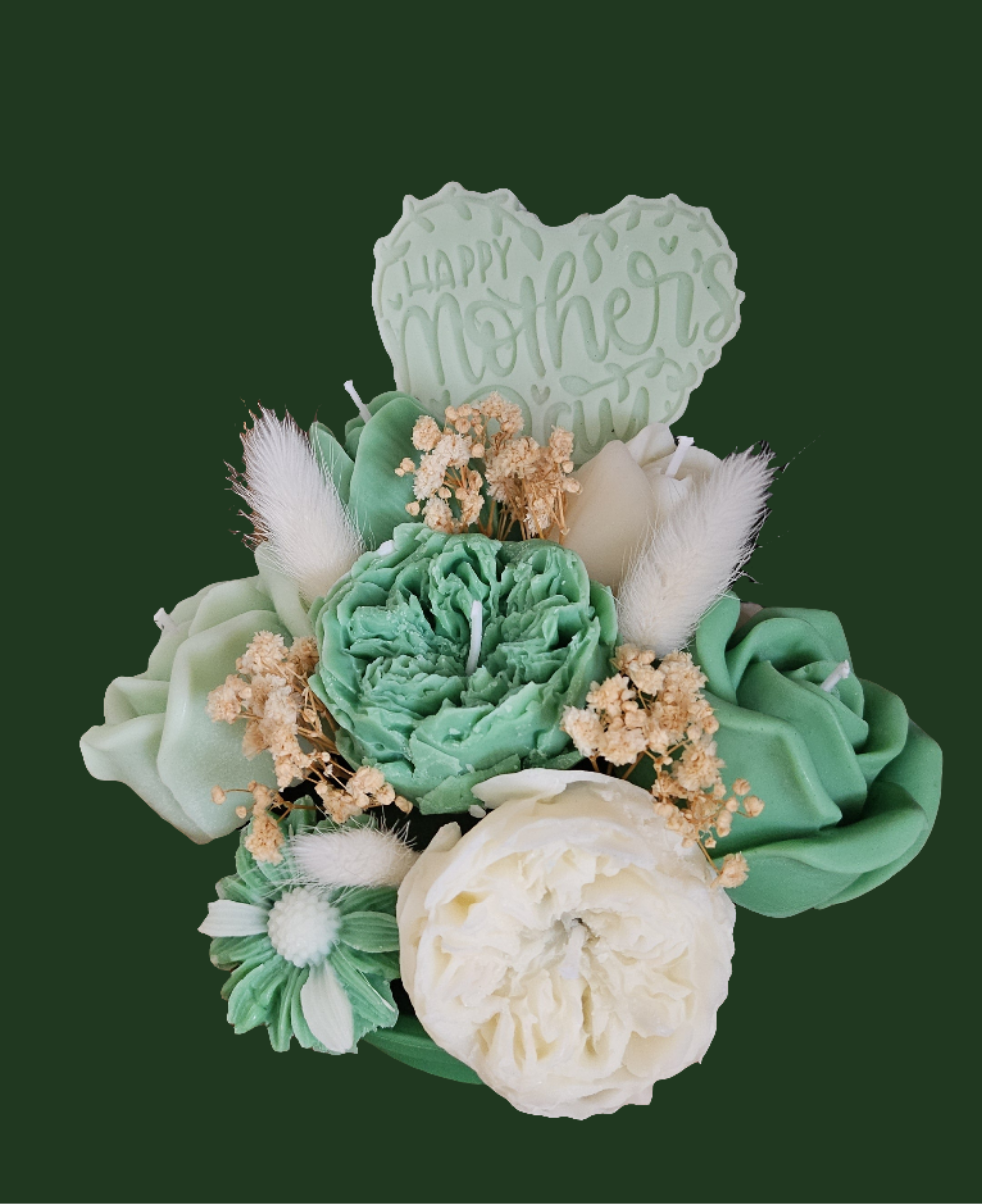 Bouquet de bougies fleurs