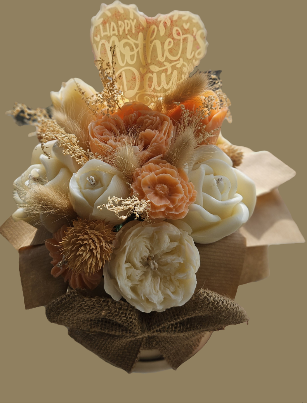 Bouquet de bougies fleurs
