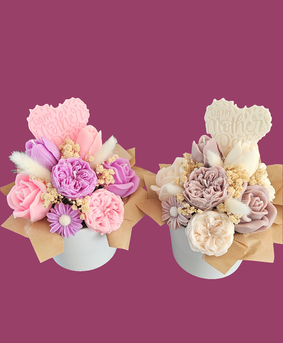 Bouquet de bougies fleurs
