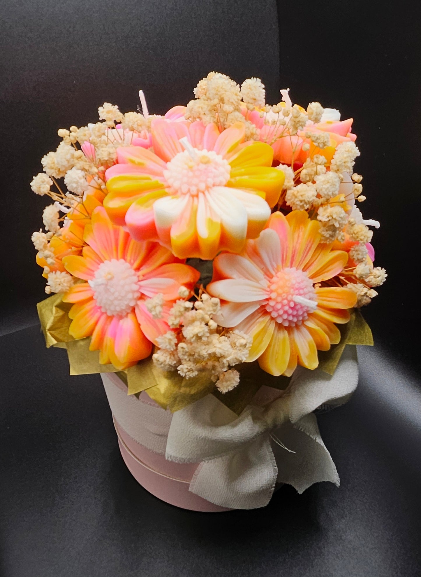 Bouquet de bougies fleurs